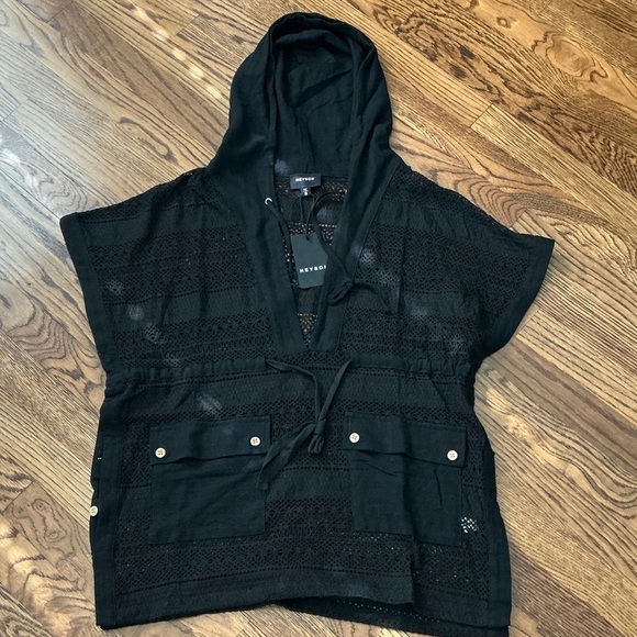 heyson Other - Heyson Women’s Black Hooded Coverup